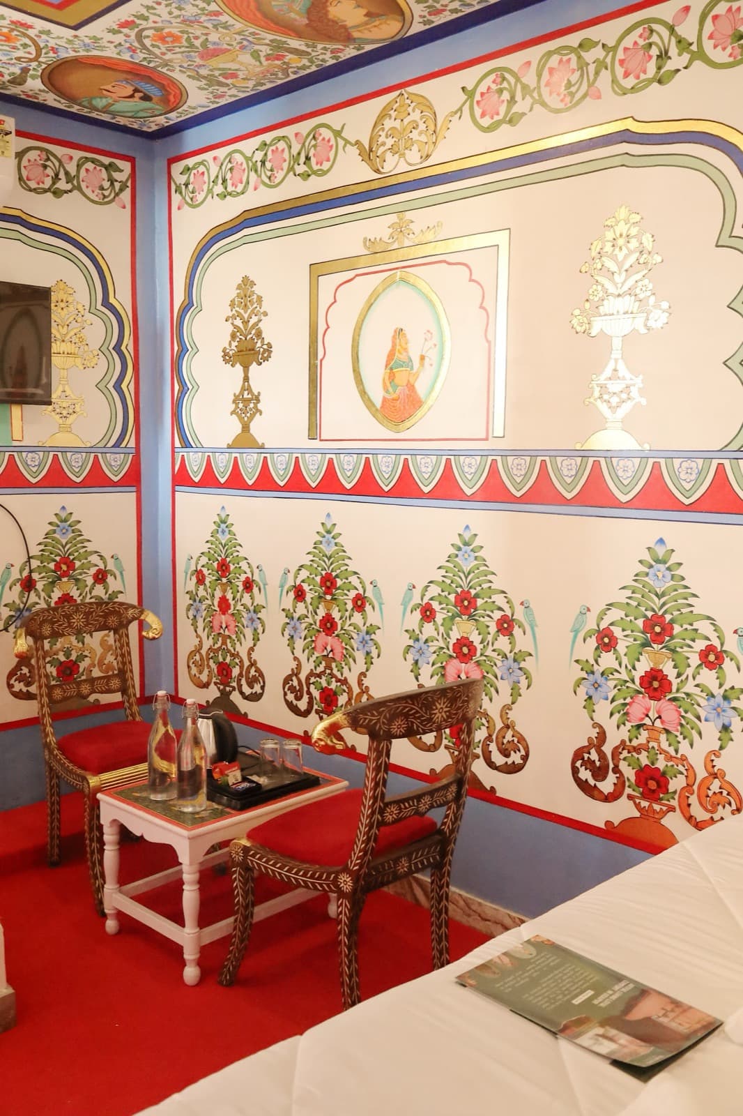 Carved chairs in Lake View Room 402